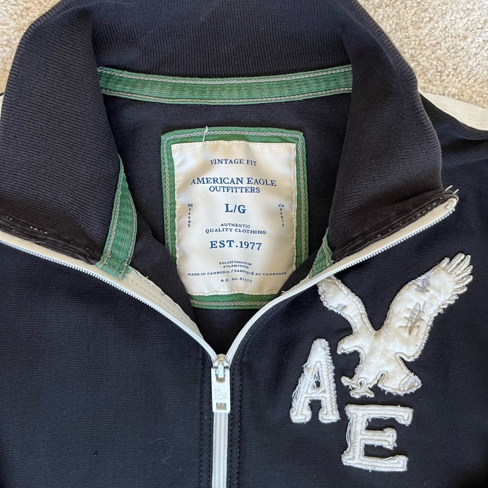 America Eagle zip up sweatshirt